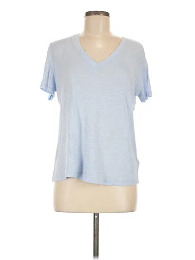 Pre-owned Splendid Short Sleeve T-shirt In Blue