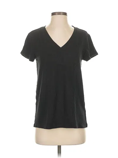 Pre-owned Splendid Short Sleeve T-shirt In Gray