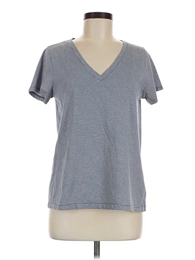 Pre-owned Splendid Short Sleeve T-shirt In Gray