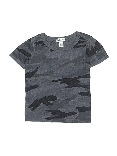 Pre-owned Splendid Kids' Short Sleeve T-shirt In Gray