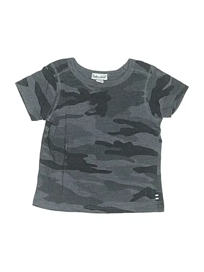 Pre-owned Splendid Kids' Short Sleeve T-shirt In Gray