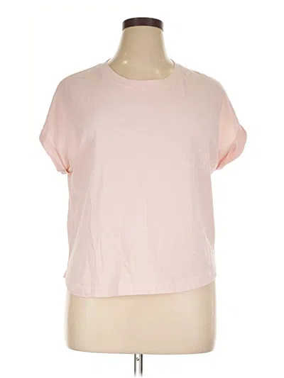 Pre-owned Splendid Short Sleeve T-shirt In Pink