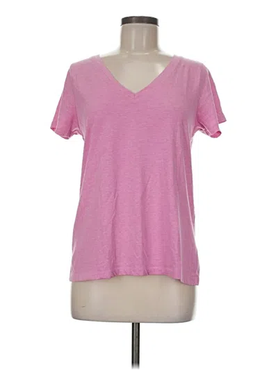 Pre-owned Splendid Short Sleeve T-shirt In Pink