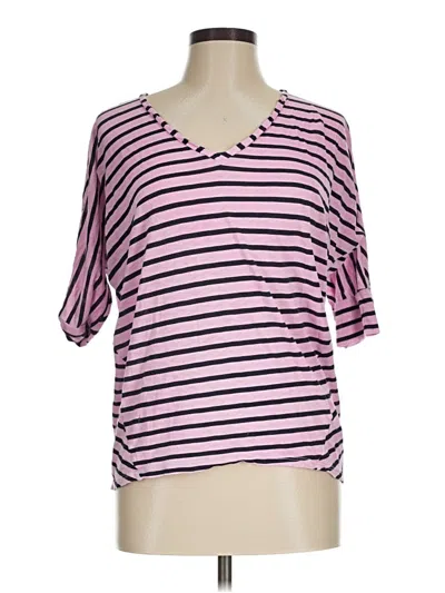 Pre-owned Splendid Short Sleeve T-shirt In Pink