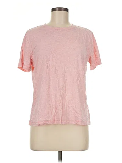 Pre-owned Splendid Short Sleeve T-shirt In Pink