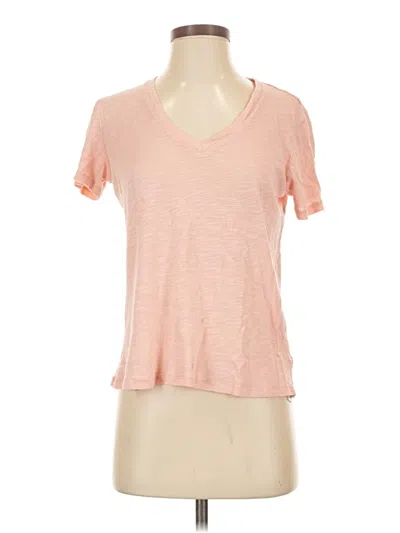 Pre-owned Splendid Short Sleeve T-shirt In Pink