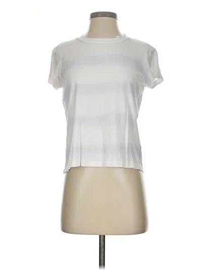 Pre-owned Splendid Short Sleeve T-shirt In Purple