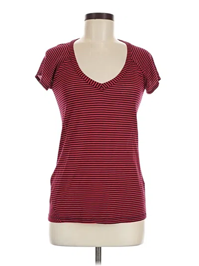 Pre-owned Splendid Short Sleeve T-shirt In Red