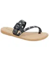 Splendid Silas Studded Toe Loop Sandal In Black