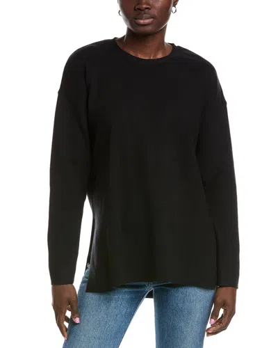 Splendid Silva Crew Neck Sweater In Black