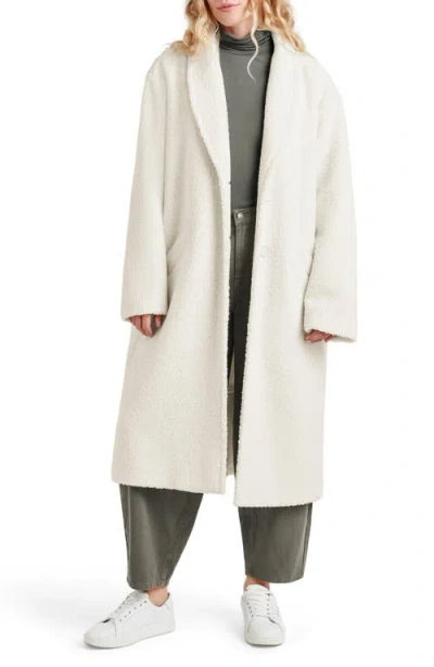 Splendid Sivan Boucle Coat In Pale Oak