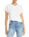 Splendid Skye Cuffed Tee In White