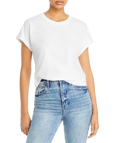 Splendid Skye Cuffed Tee In White