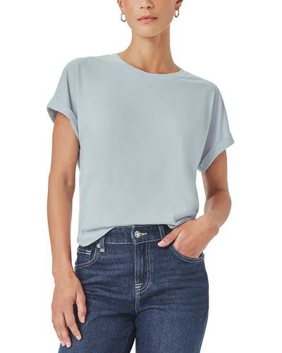 Splendid Skye Cuffed Tee In Blue