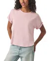 Splendid Skye Cuffed Tee In Fragrant Lilac