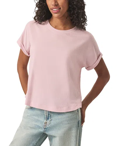 Splendid Skye Cuffed Tee In Fragrant Lilac