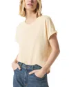 Splendid Skye Cuffed Tee In Limoncello