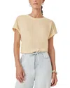 Splendid Skye Cuffed Tee In Neutral