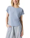 Splendid Skye Cuffed Tee In Seaport