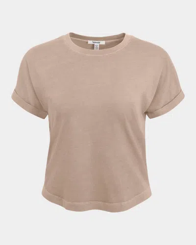 Splendid Skye Short-sleeve Tee In Fawn