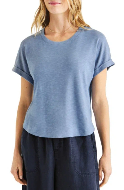 Splendid Skye Slub T-shirt In Sky Blue