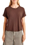 Splendid Skye Slub T-shirt In Spice