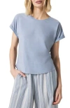 Splendid Skye Cuffed Tee In Blue