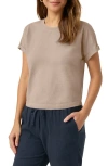 Splendid Skye Short-sleeve Tee In Fawn