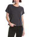 Splendid Giada Sandwash Tie-hem T-shirt In Gray