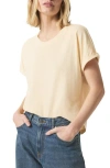 Splendid Skye Cuffed Tee In Limoncello