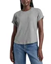 Splendid Skye Slub T-shirt In Heather Gray