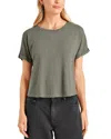 Splendid Abbie Cotton Blend Slub Jersey T-shirt In Soft Vob