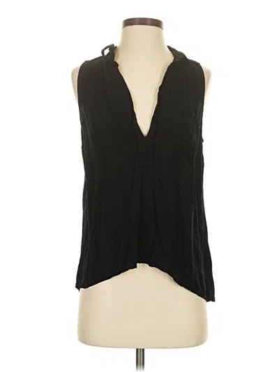 Pre-owned Splendid Sleeveless Blouse In Black