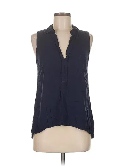 Pre-owned Splendid Sleeveless Blouse In Blue