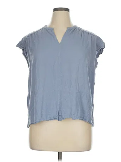 Pre-owned Splendid Sleeveless Blouse In Blue