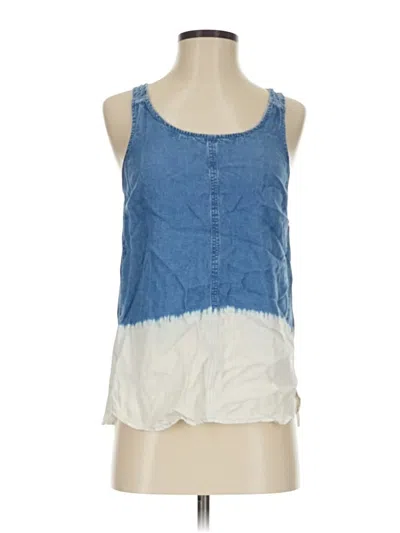 Pre-owned Splendid Sleeveless Blouse In Blue