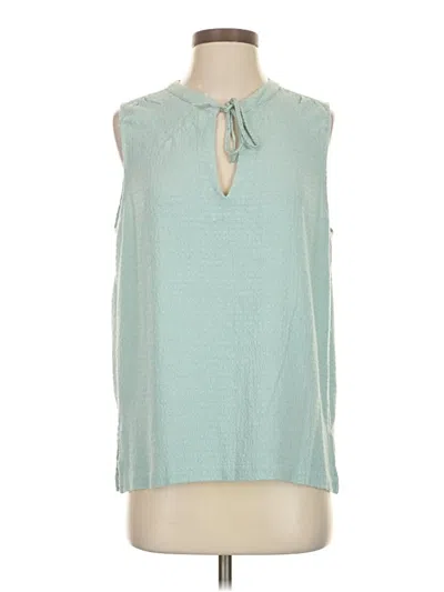 Pre-owned Splendid Sleeveless Blouse In Blue