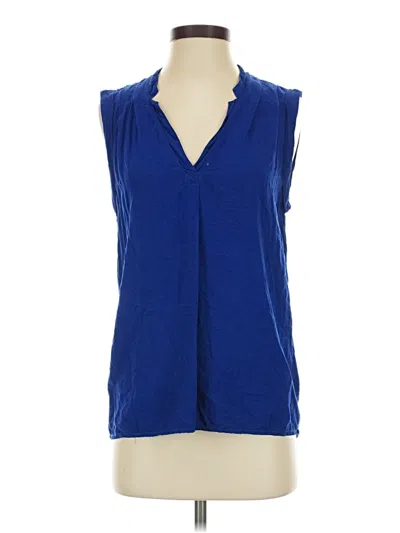 Pre-owned Splendid Sleeveless Blouse In Blue