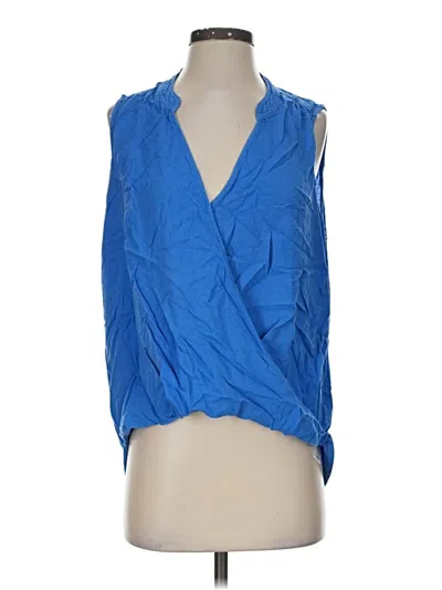 Pre-owned Splendid Sleeveless Blouse In Blue