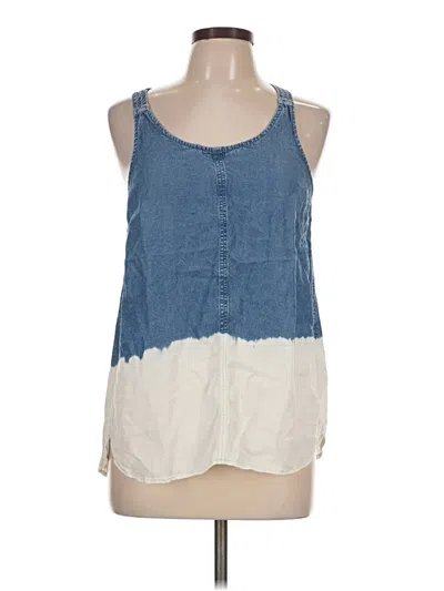 Pre-owned Splendid Sleeveless Blouse In Blue