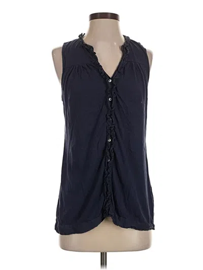 Pre-owned Splendid Sleeveless Blouse In Blue