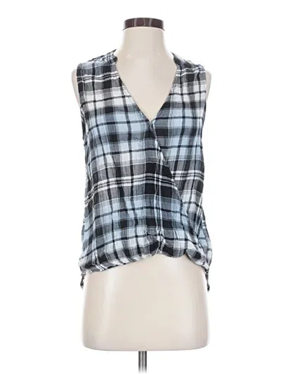 Pre-owned Splendid Sleeveless Blouse In Blue