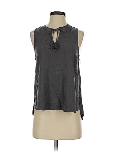 Pre-owned Splendid Sleeveless Blouse In Gray