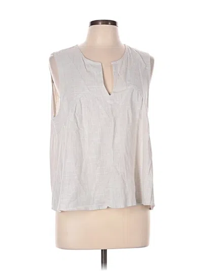 Pre-owned Splendid Sleeveless Blouse In Gray