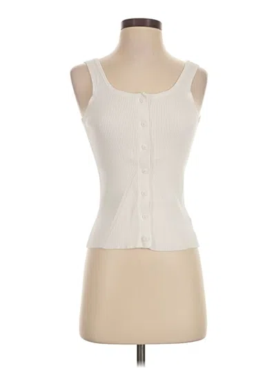 Pre-owned Splendid Sleeveless Blouse In Ivory