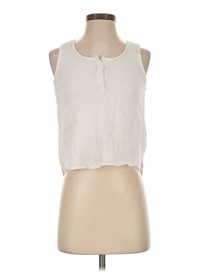 Pre-owned Splendid Sleeveless Blouse In Ivory