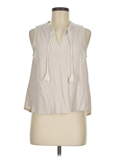 Pre-owned Splendid Sleeveless Blouse In Ivory