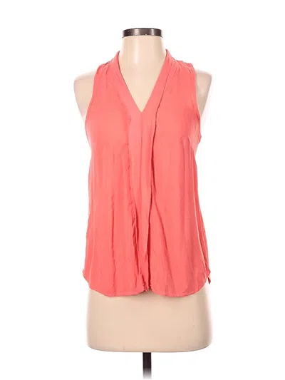 Pre-owned Splendid Sleeveless Blouse In Orange