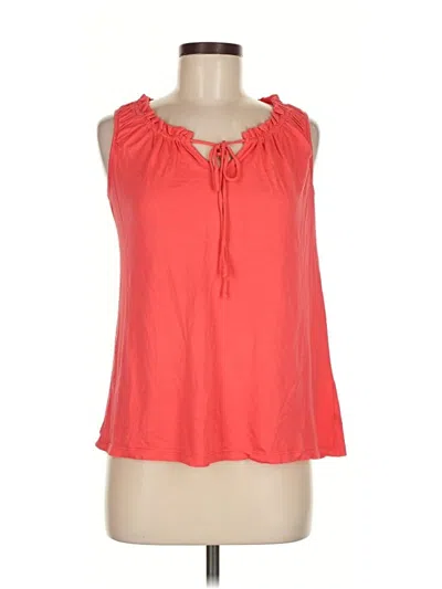 Pre-owned Splendid Sleeveless Blouse In Orange