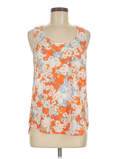 Pre-owned Splendid Sleeveless Blouse In Orange